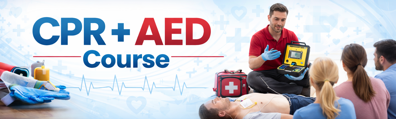 Cardio-Pulmonary Resuscitation and Automated External Defibrillation (CPR + AED) Provider Course